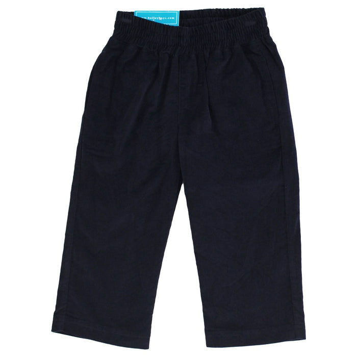 Charlie Pull On Pant - Navy Corduroy
