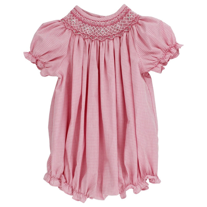 Check Geometrics - Bishop Romper Pink