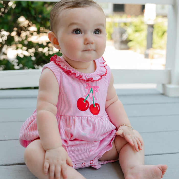 Cherry Jubilee - Knit Romper Short