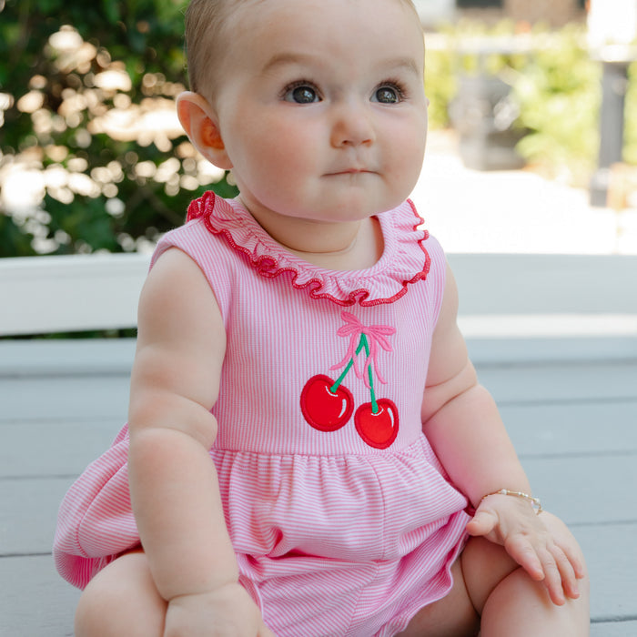 Cherry Jubilee - Knit Romper Short