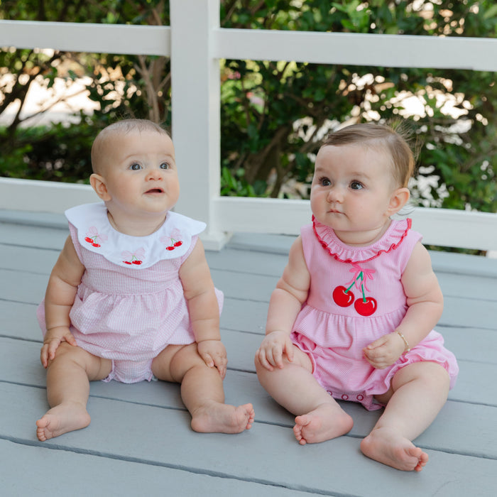 Cherry Jubilee - Knit Romper Short