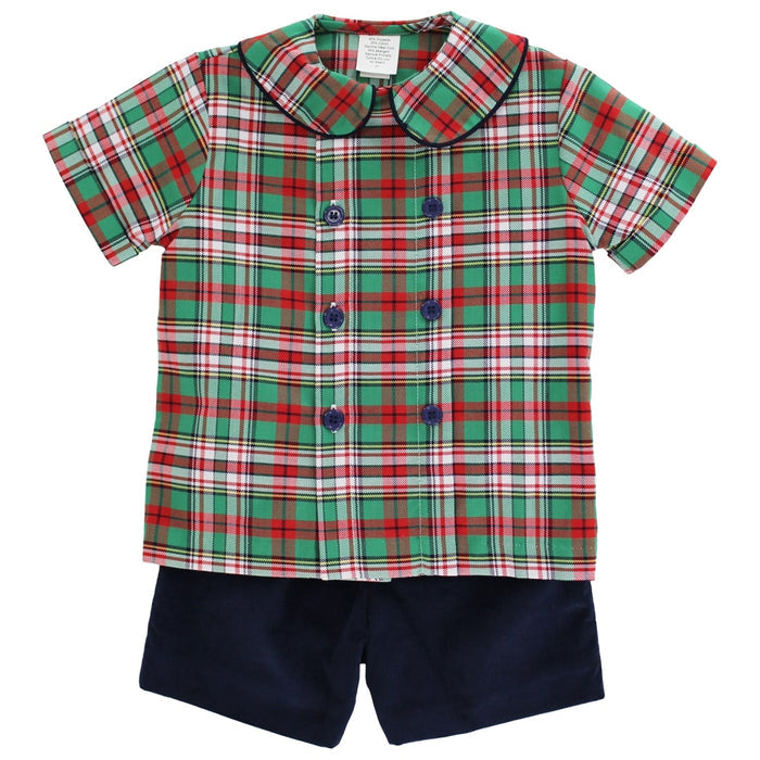 Christmas Plaid - Dressy Short Set