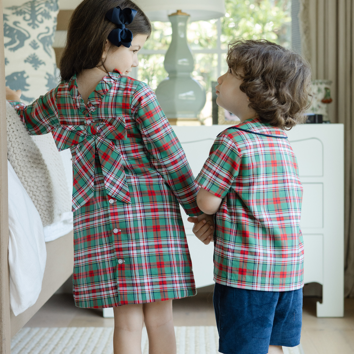 Christmas Plaid - Dressy Short Set