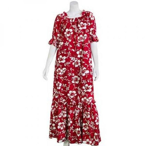 Classic Hibiscus Lorraine Muu Muu