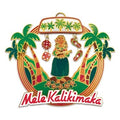Dashboard Island Girl Die-Cut Ornament