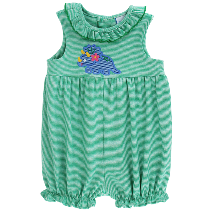 Dashing Dino - Knit Romper Short