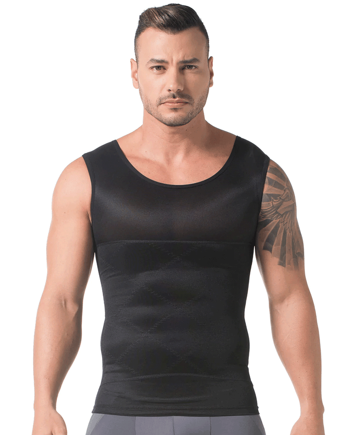 Diane & Geordi Men's Posture Corrector Body Shaper Vest / Powernet