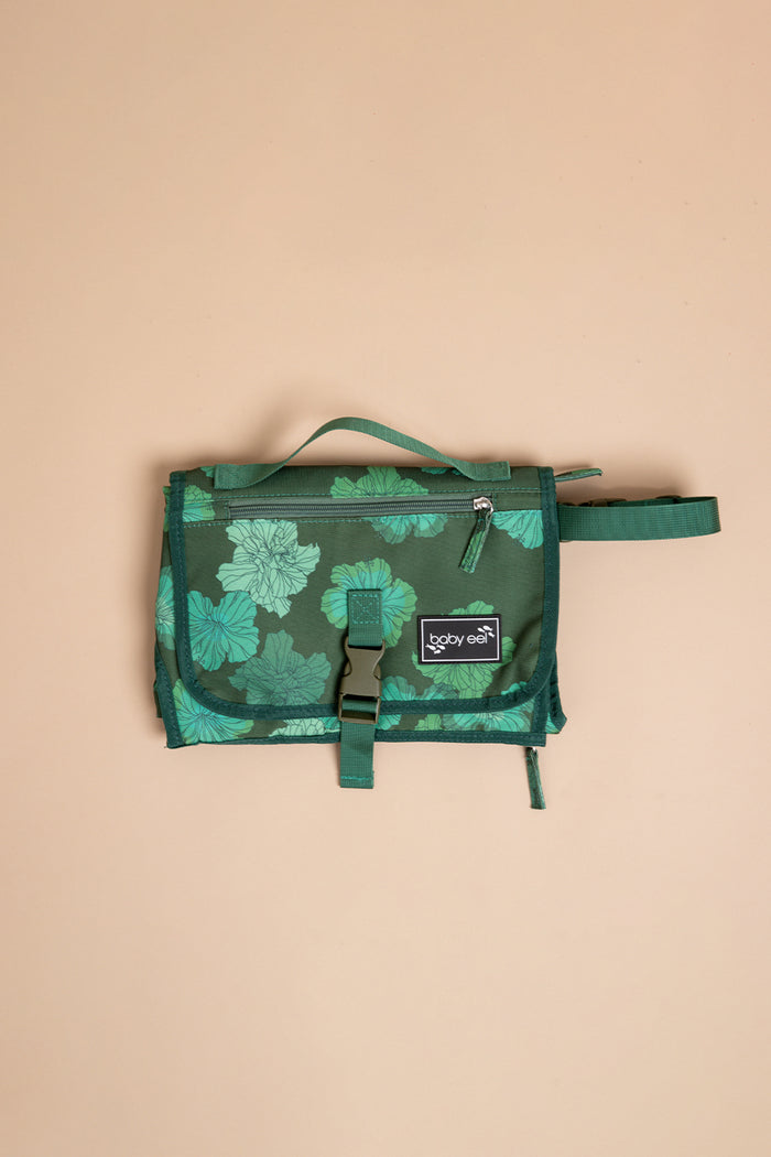 Diaper Changing Pad - Jade Summer Hibiscus