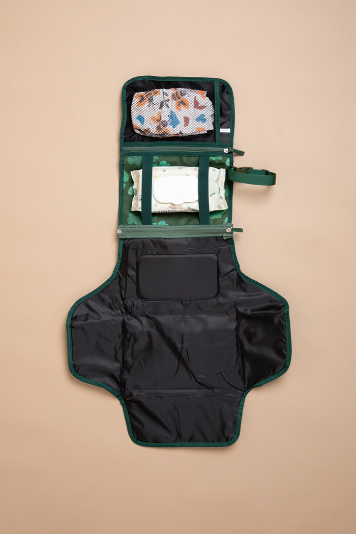 Diaper Changing Pad - Jade Summer Hibiscus