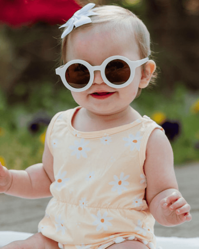 Dillon Pom Pom Romper - Buttercup Daisy product_type - Bailey's Blossoms