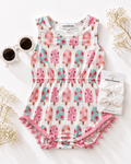 Dillon Pom Pom Romper - Floral Pop product_type - Bailey's Blossoms
