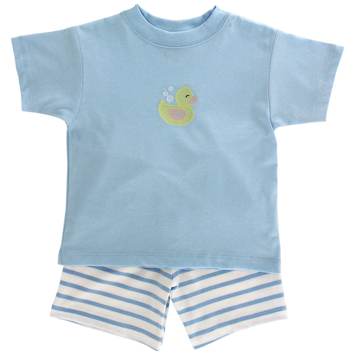 Ducky Days - Knit Boys Short Set