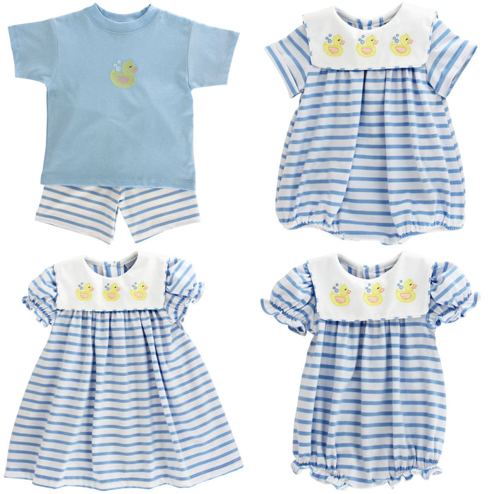 Ducky Days - Knit Boys Short Set