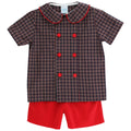 Durham with Christmas Red Cord - Dressy Short Set