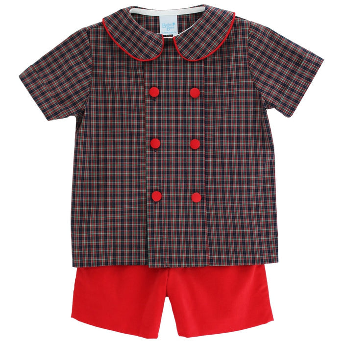 Durham with Christmas Red Cord - Dressy Short Set