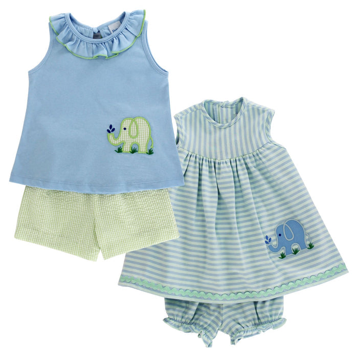 Ele-Fun Times - Boys Knit Infant Bubble