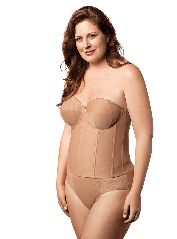 Elila Smooth Strapless Longline
