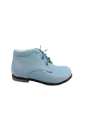Emel Light Blue Perf Baby Shoe