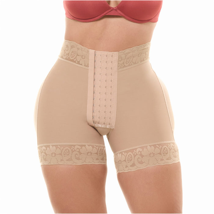 Fajas Salome Butt Lift Shorts Powernet Tummy & Thigh Shaper with Butt Lifting Design