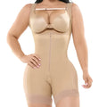 Fajas Salome Medium Compression Post-Surgery Shaper Sleeveless Short Faja with Natural Butt Lift
