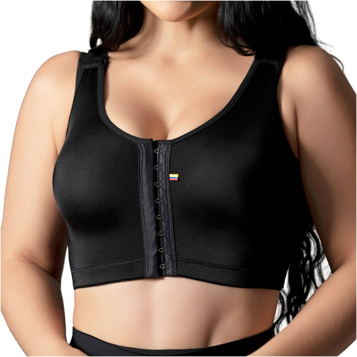 Fajas Salome Post-Surgical High-Back Bra with Maximum Support - Soft Compression Recovery