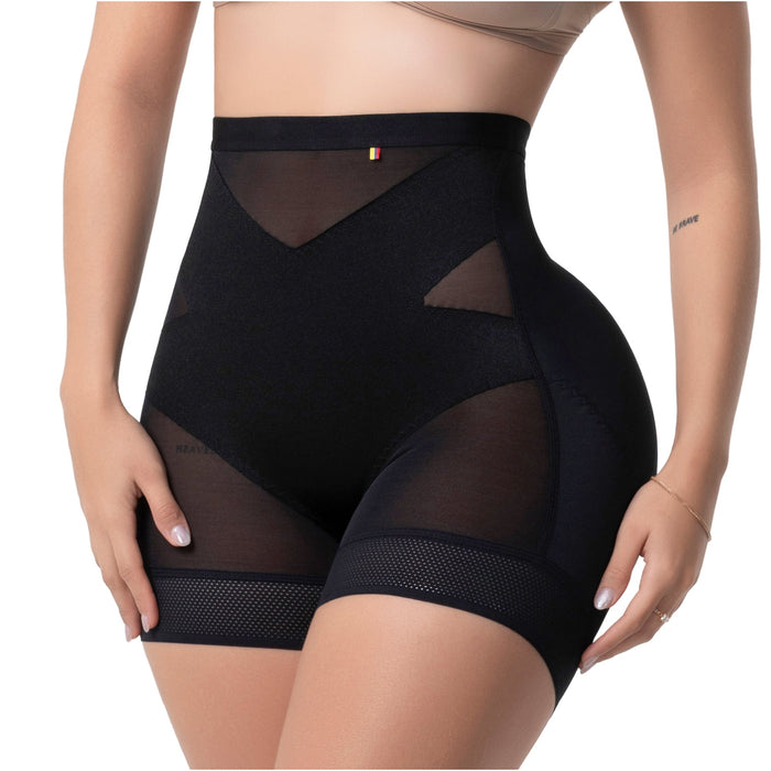 Fajas Salome Pull-Up Shaper Shorts Seamless High Compression & Pre-Molded Glute Lift