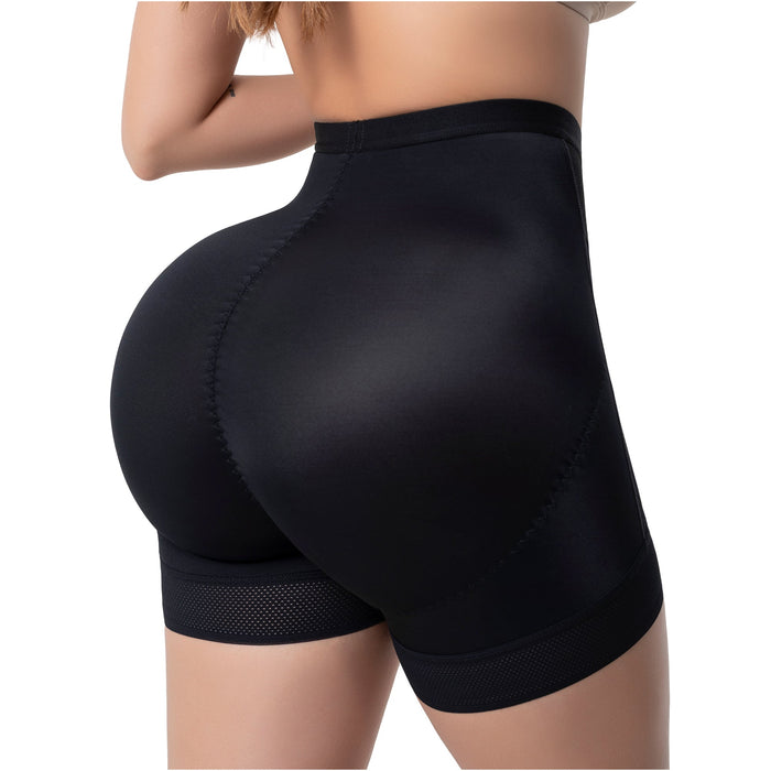 Fajas Salome Pull-Up Shaper Shorts Seamless High Compression & Pre-Molded Glute Lift