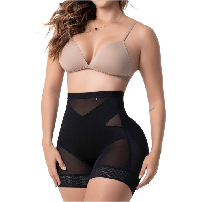Fajas Salome Pull-Up Shaper Shorts Seamless High Compression & Pre-Molded Glute Lift