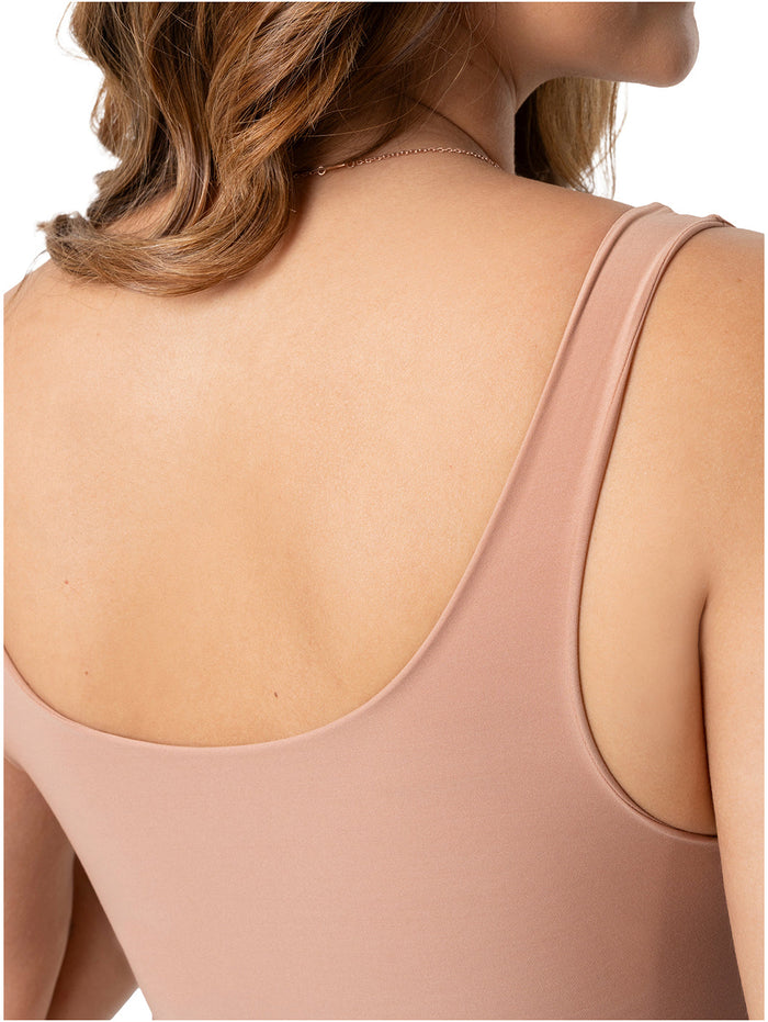 Fajas Salome Scoop Neckline Bodysuit Seamless Bodysuit Top