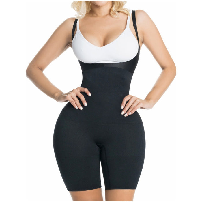 Fajas Sonryse Daily Use Everyday Shapewear Mid-Thigh Length For Dresses