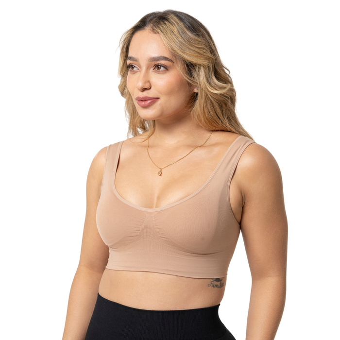 Fajas Sonryse Seamless High-Support Athleisure Bra Top