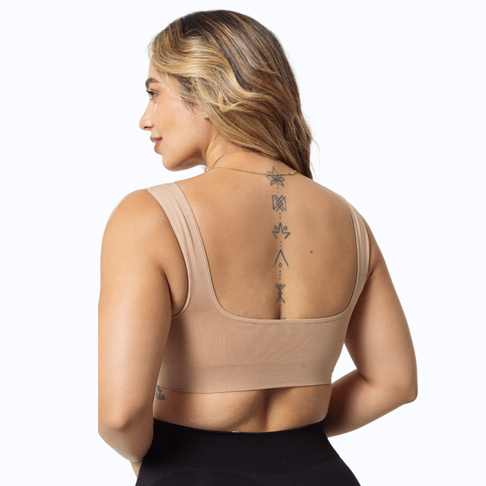 Fajas Sonryse Seamless High-Support Athleisure Bra Top