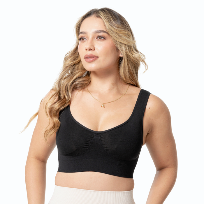 Fajas Sonryse Seamless High-Support Athleisure Bra Top