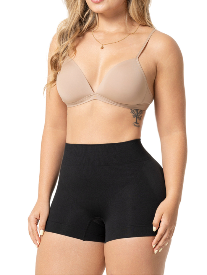 Fajas Sonryse Tummy Control Boyshort Panty with Butt Lifter Effect