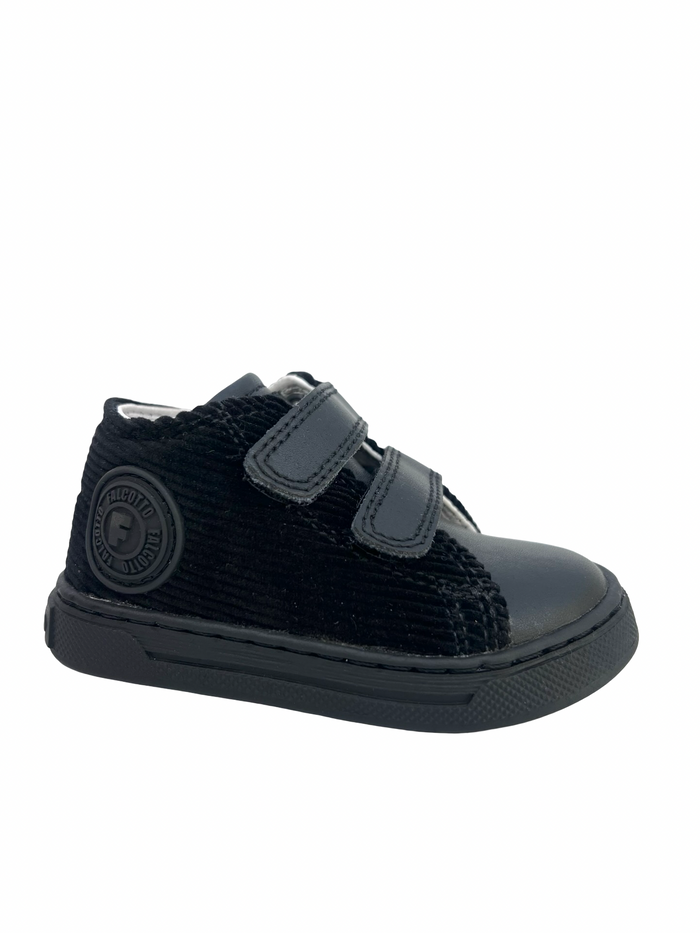 Falcotto Black Corduroy Baby Sneaker - Michael 3