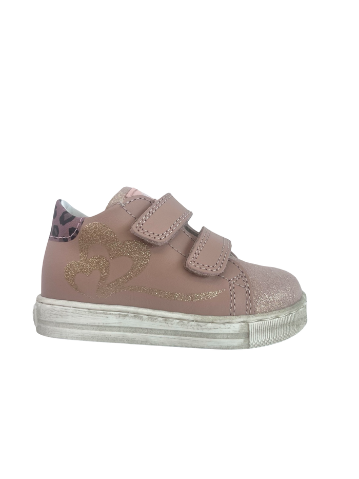 Falcotto Cipria Heart Print Sneaker - Yelai