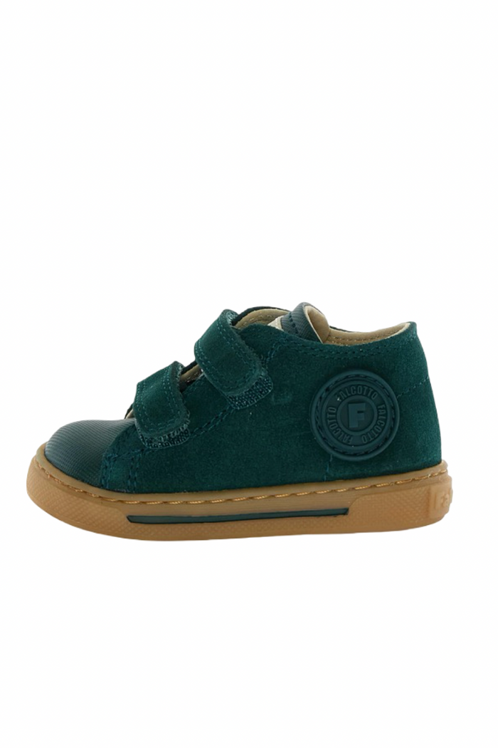 Falcotto Green Suede Baby Sneaker - Michael 3