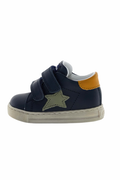 Falcotto Navy Double Velcro Star Sneaker - Sasha