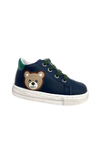Falcotto Navy Lace Sneaker with Bear - Geordi