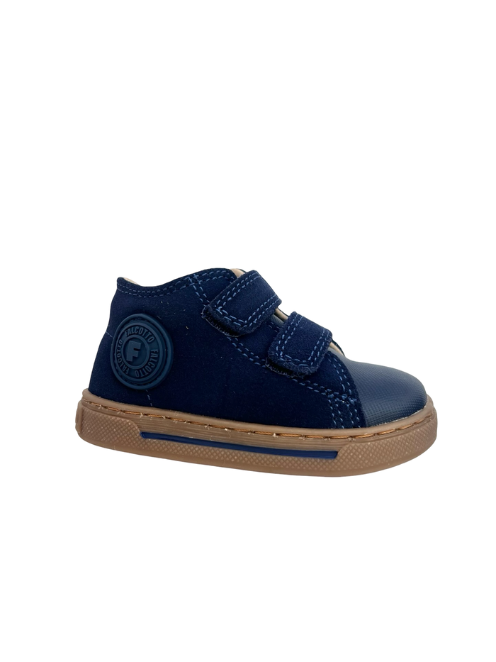Falcotto Navy Suede Baby Sneaker - Michael 3