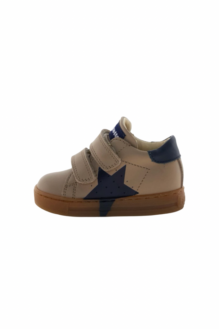 Falcotto Taupe Navy Star Sneaker - Salazar