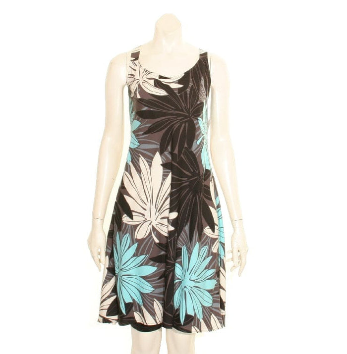 Fan Leaf  Short Tank Dress