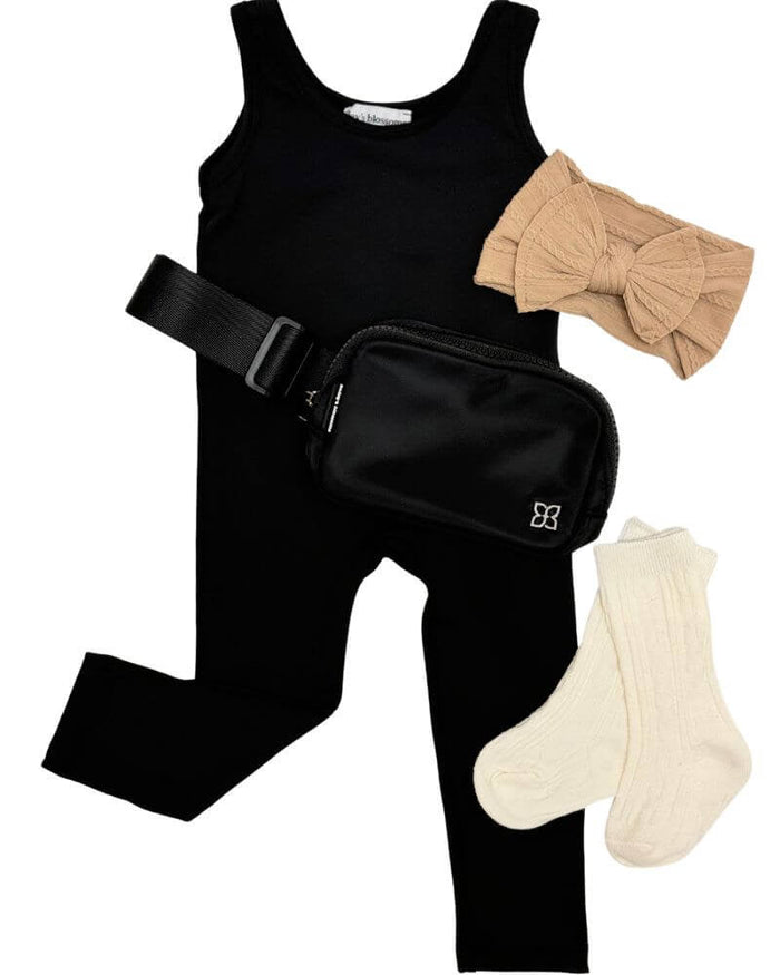 Fanny Pack Belt Bags - Black #product_type - Bailey's Blossoms