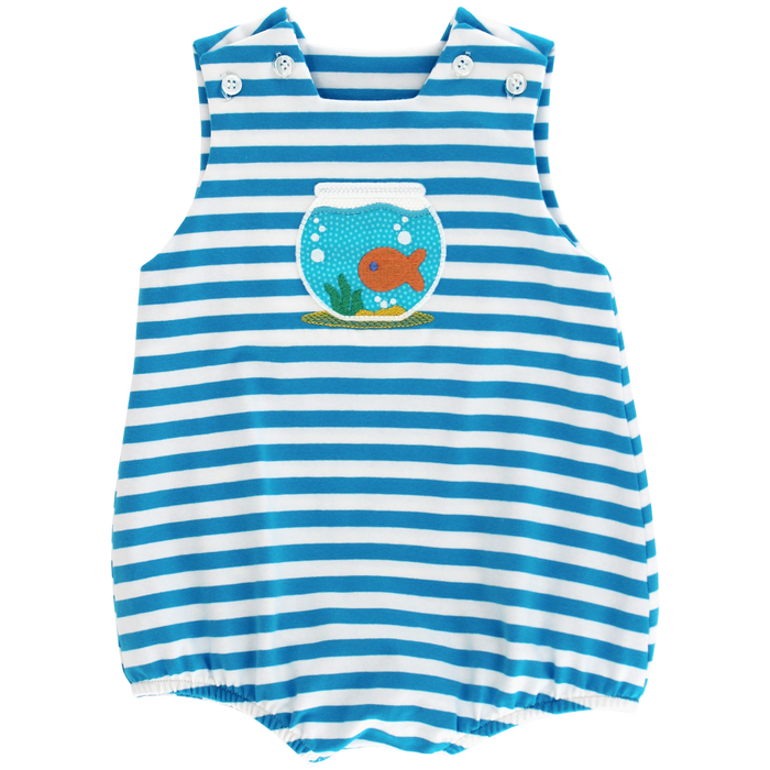 Fin-Tastic Friend - Boys Knit Infant Bubble
