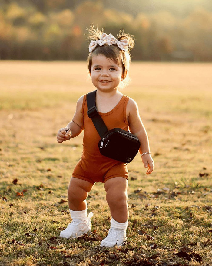 Gigi Bikeshort Romper - Rust #product_type - Bailey's Blossoms
