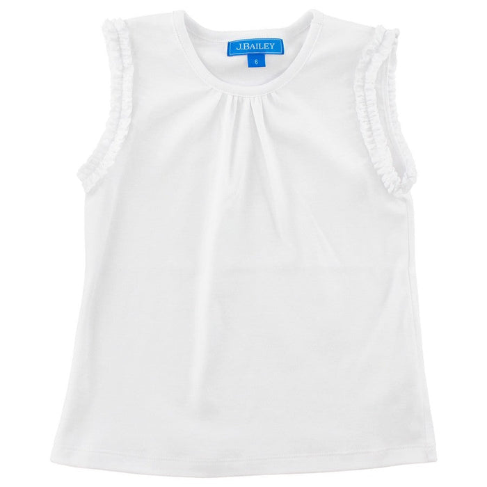 Girls Summer Tee- White
