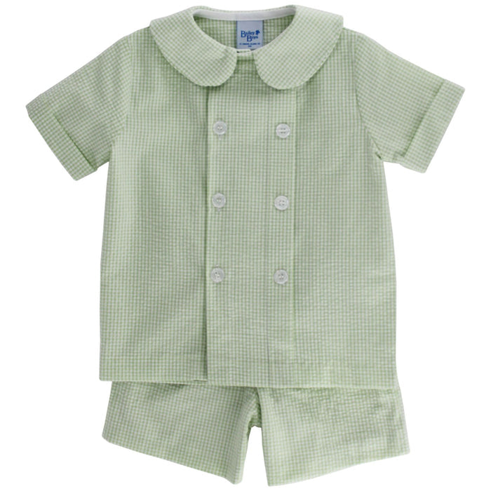 Grass Seersucker - Dressy Short Set