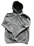 Gray Hoodie with Black Warrior Logo
