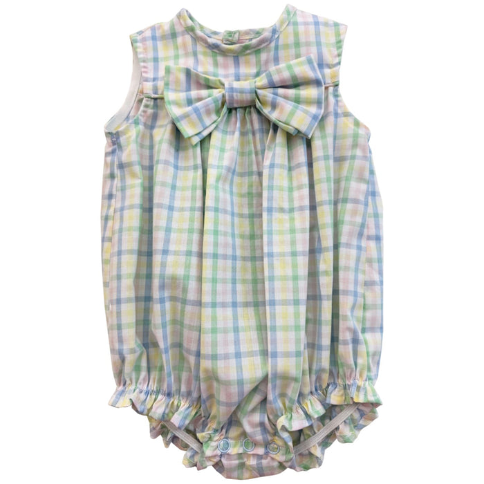 Harlow Plaid - Girls Bubble Short