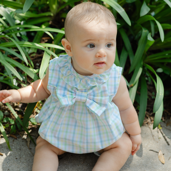 Harlow Plaid - Girls Bubble Short